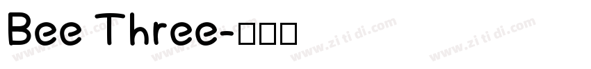 Bee Three字体转换